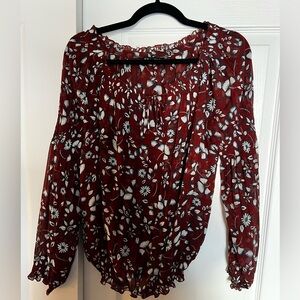 Express peasant blouse size medium